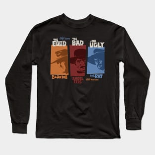 The good, the bad and the ugly - Spaghetti Western by Sergio Leone Long Sleeve T-Shirt